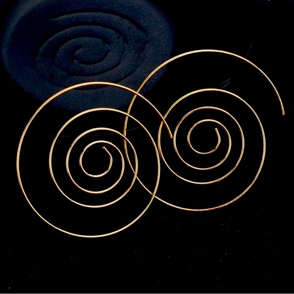 Jewelry - NWT Spiral Round Earrings